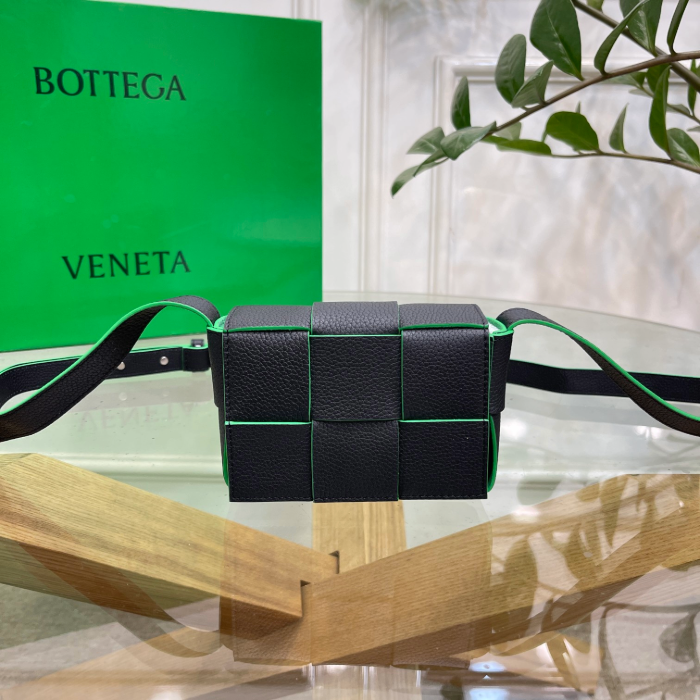 보테가베네타 캔디 카세트백 블랙 그린