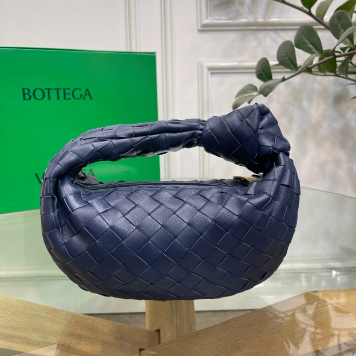 보테가베네타 인트레치아토 호보백 네이비