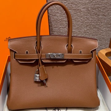 올수공 에르메스 버킨 30 37/gold 토고 가죽 실버 하드웨어