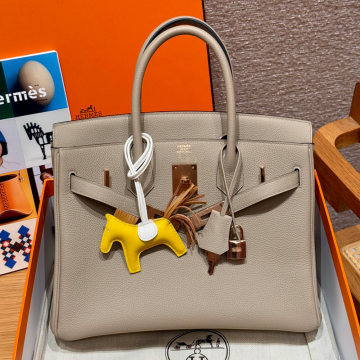 올수공 에르메스 버킨 30 81/Girs tourterlle 토고 가죽 로즈 골드 하드웨어