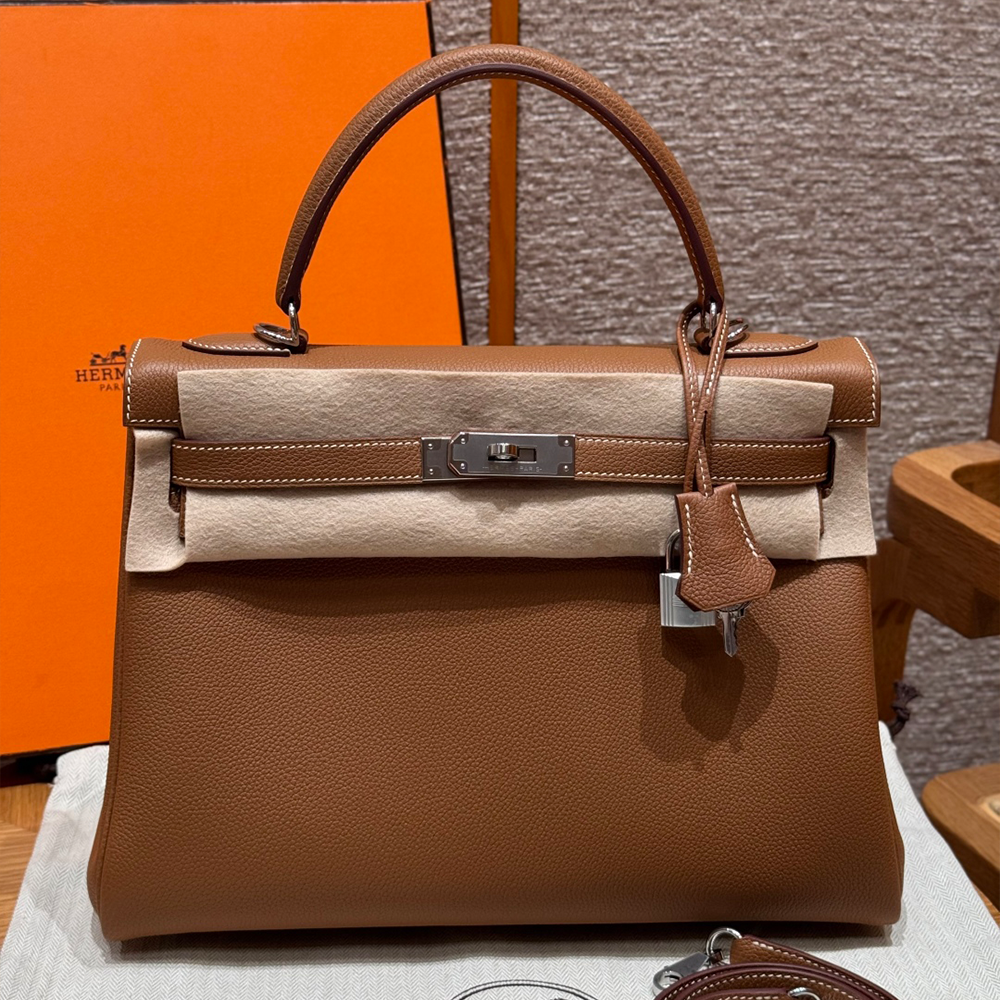올수공 에르메스 켈리 32 37/gold 토고 가죽 실버 하드웨어