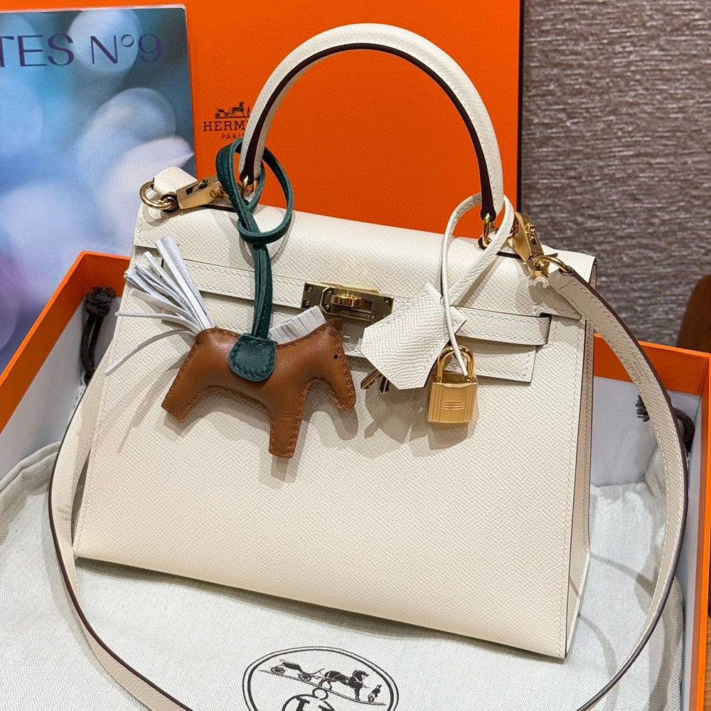 올수공 에르메스 켈리 25 i2/Nata 엡송 가죽 골드 하드웨어
