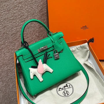 올수공 에르메스 켈리 25 0T/Vert comics 토고 가죽 실버 하드웨어