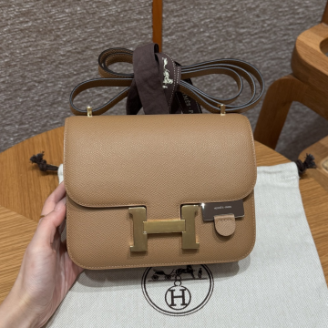올수공 에르메스 콘스탄스 19 OM/chai 엡송 가죽 골드 하드웨어