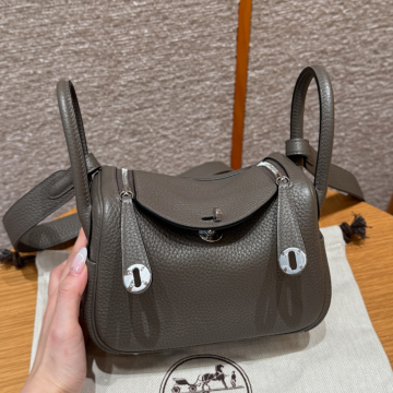 올수공 에르메스 린디 미니 8F/Girs Etain 클레망스 실버 하드웨어