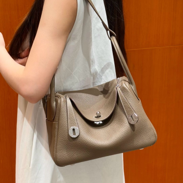 올수공 에르메스 린디 26 18/Etoupe 클레망스 실버 하드웨어