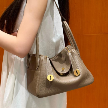 올수공 에르메스 린디 26 18/Etoupe 클레망스 골드 하드웨어