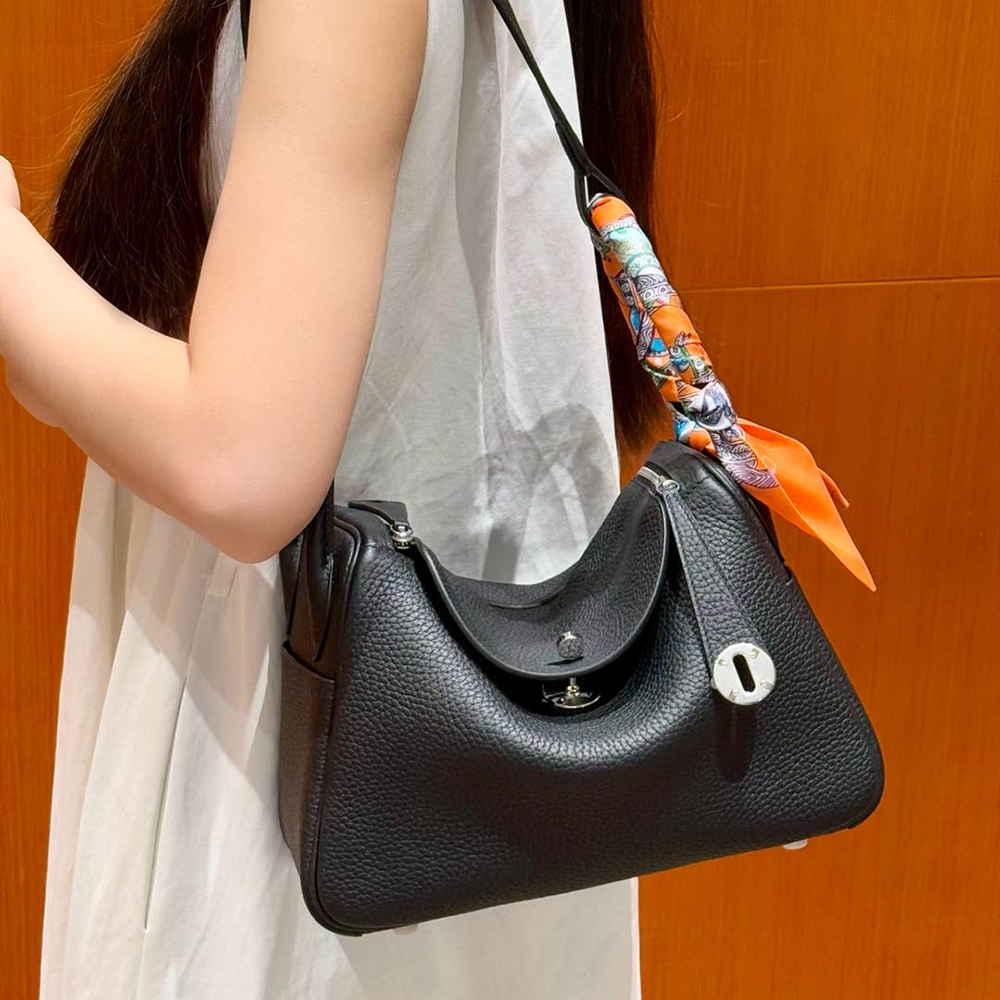 올수공 에르메스 린디 26 89/noir 클레망스 실버 하드웨어