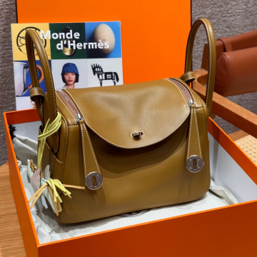 올수공 에르메스 린디 26 28/Caramel 스위프트 실버 하드웨어