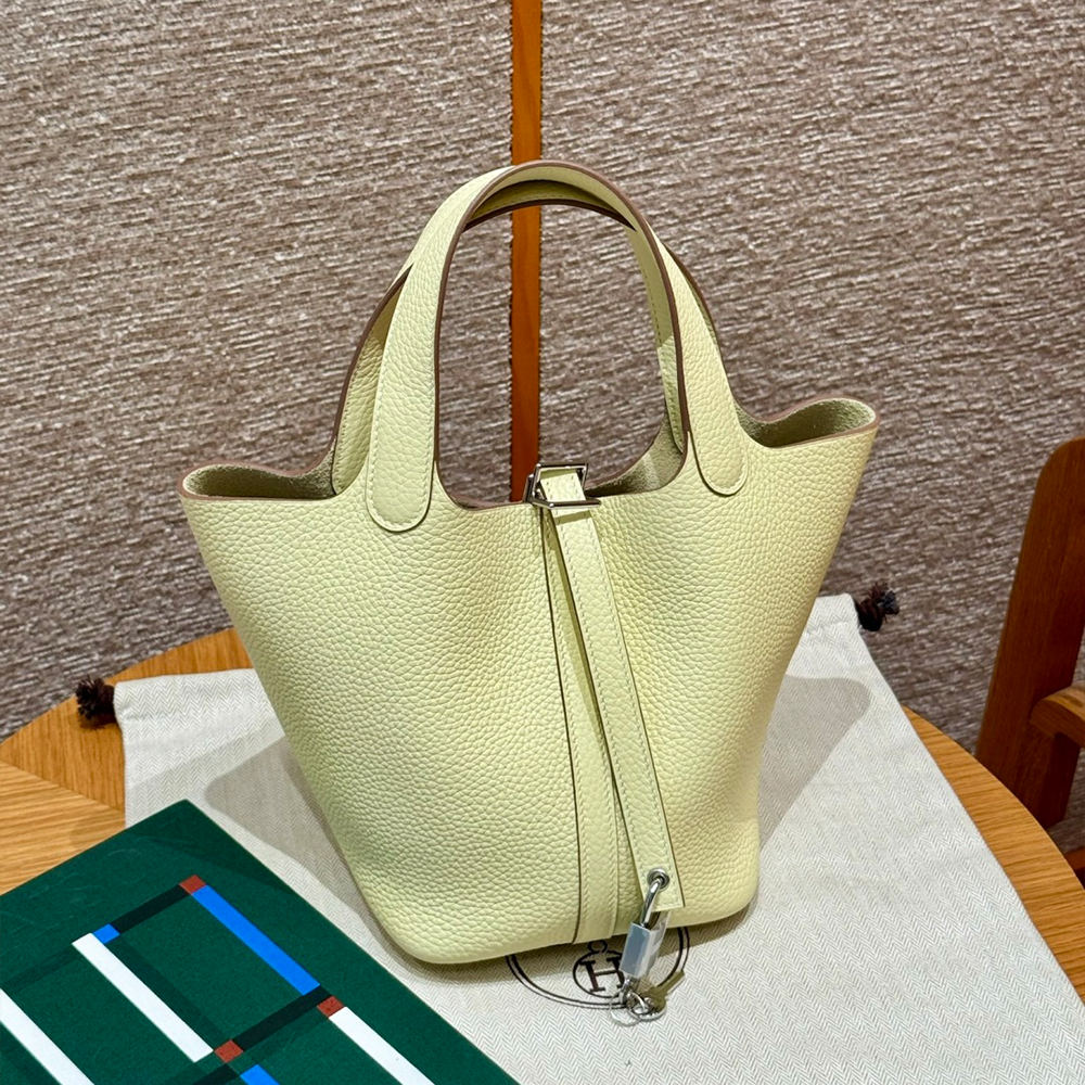 올수공 에르메스 피코탄 18 i8/Jaune Milton 클레망스 실버 하드웨어