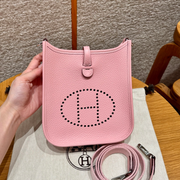 올수공 에르메스 에블린 미니 3Q/Rose Sakura 클레망스 실버 하드웨어