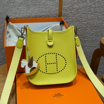 올수공 에르메스 에블린 미니 9R/Lime 클레망스 실버 하드웨어