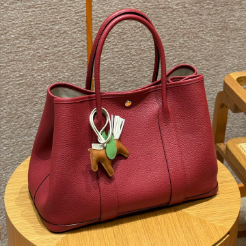 올수공 에르메스 가든파티 36 54/Rouge Garance vache 실버 하드웨어