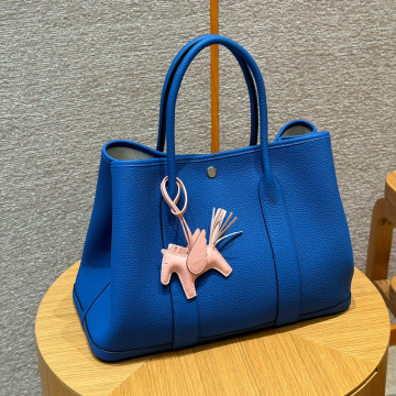 올수공 에르메스 가든파티 36 T7/Blue Hydra vache 실버 하드웨어