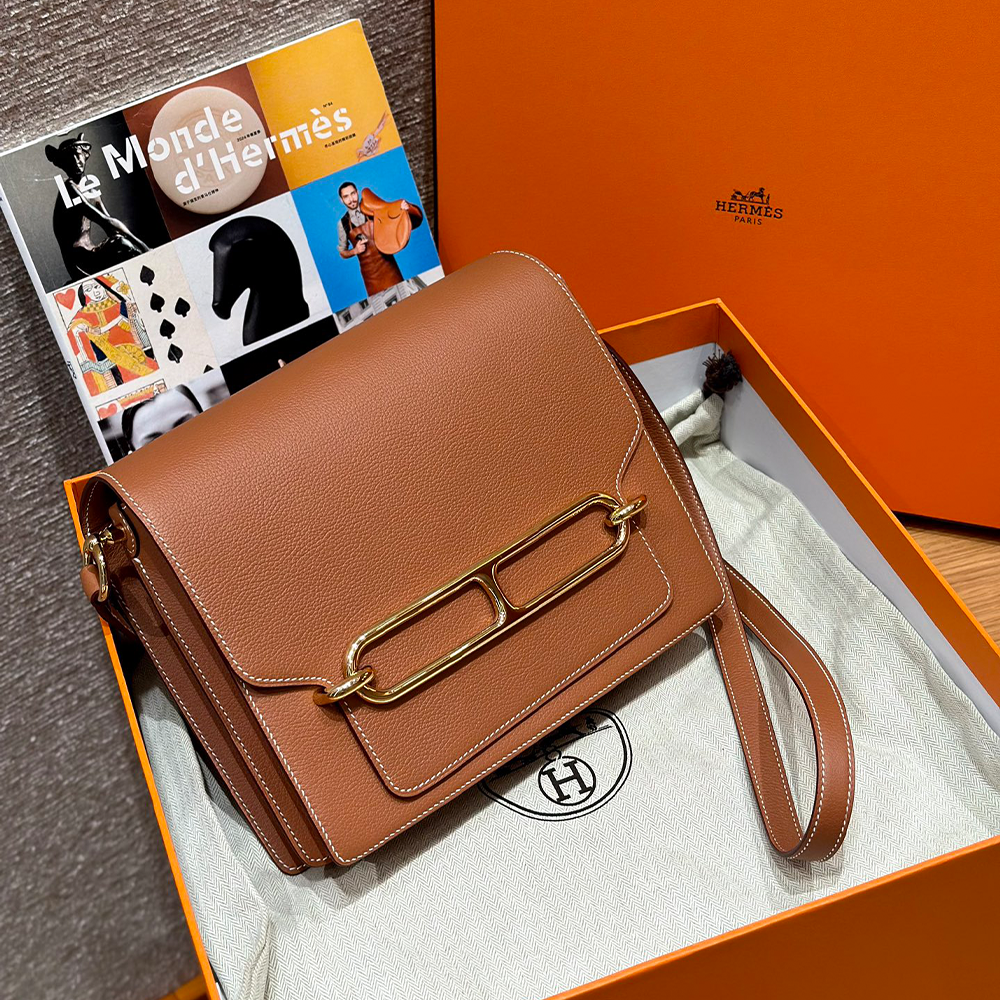 올수공 에르메스 롤리스 23 gold 에버컬러 가죽 골드 하드웨어