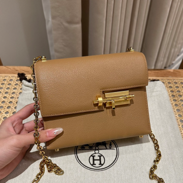 올수공 에르메스 베르루 샹 21 Chai 체브르 골드 하드웨어