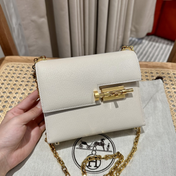 올수공 에르메스 베르루 샹 21 Craie 체브르 골드 하드웨어