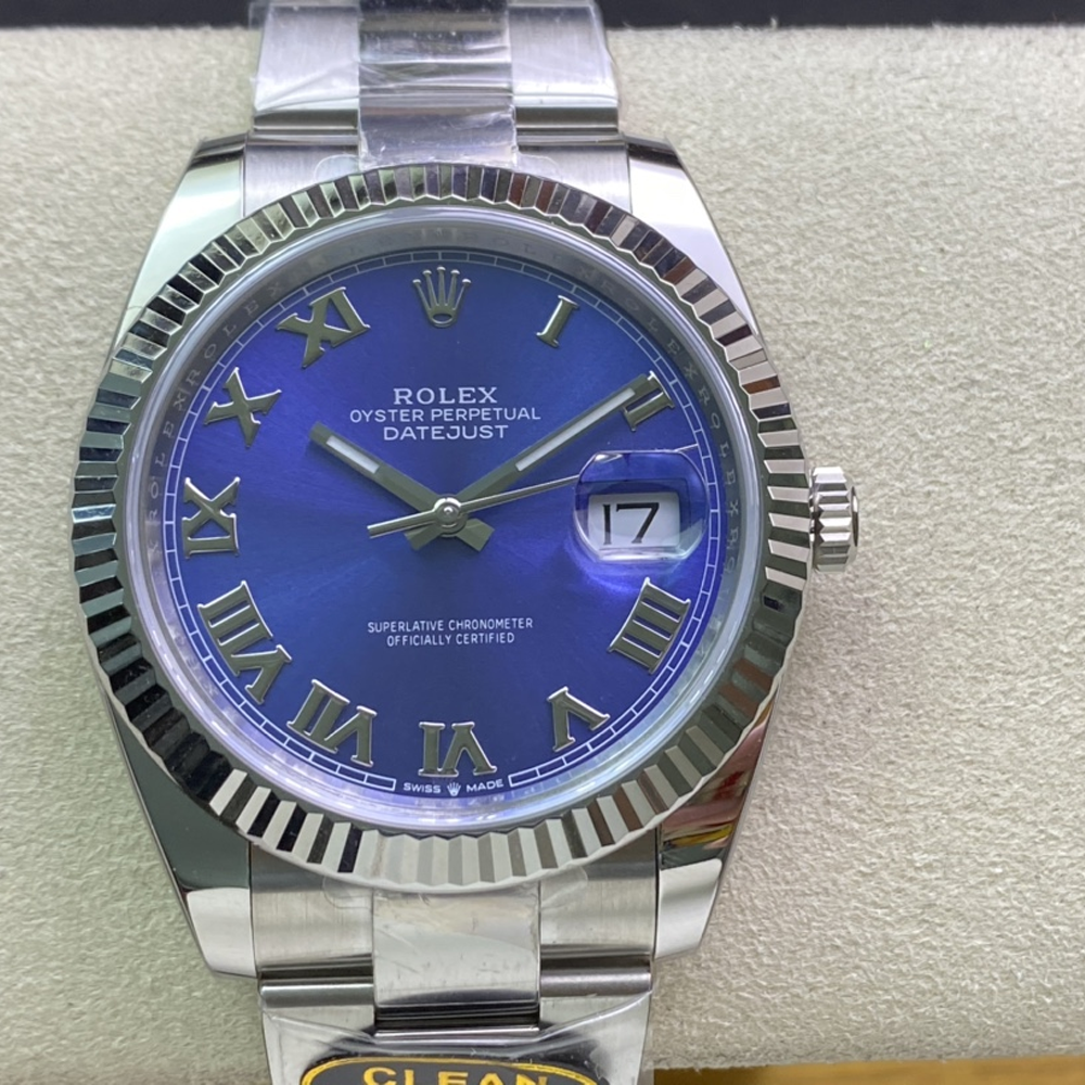 클린공장 롤렉스 데이저스트 청판 로만 다이얼 오이스터 41mm 126334