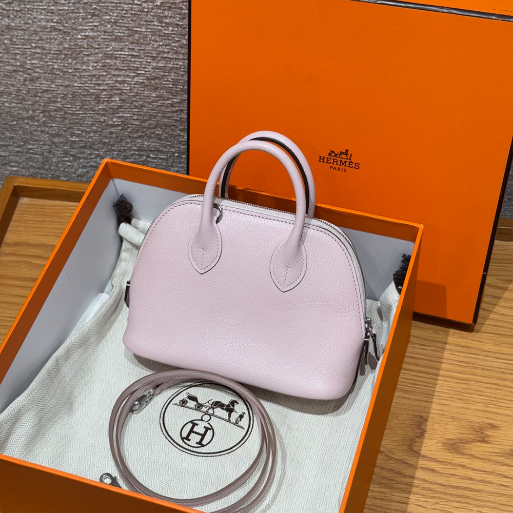 올수공 에르메스 볼리드 미니 M7/Rose Darling 체브르 실버 하드웨어