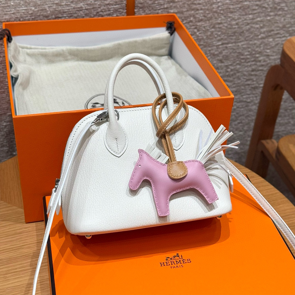 올수공 에르메스 볼리드 미니 01/Blanc 체브르 실버 하드웨어