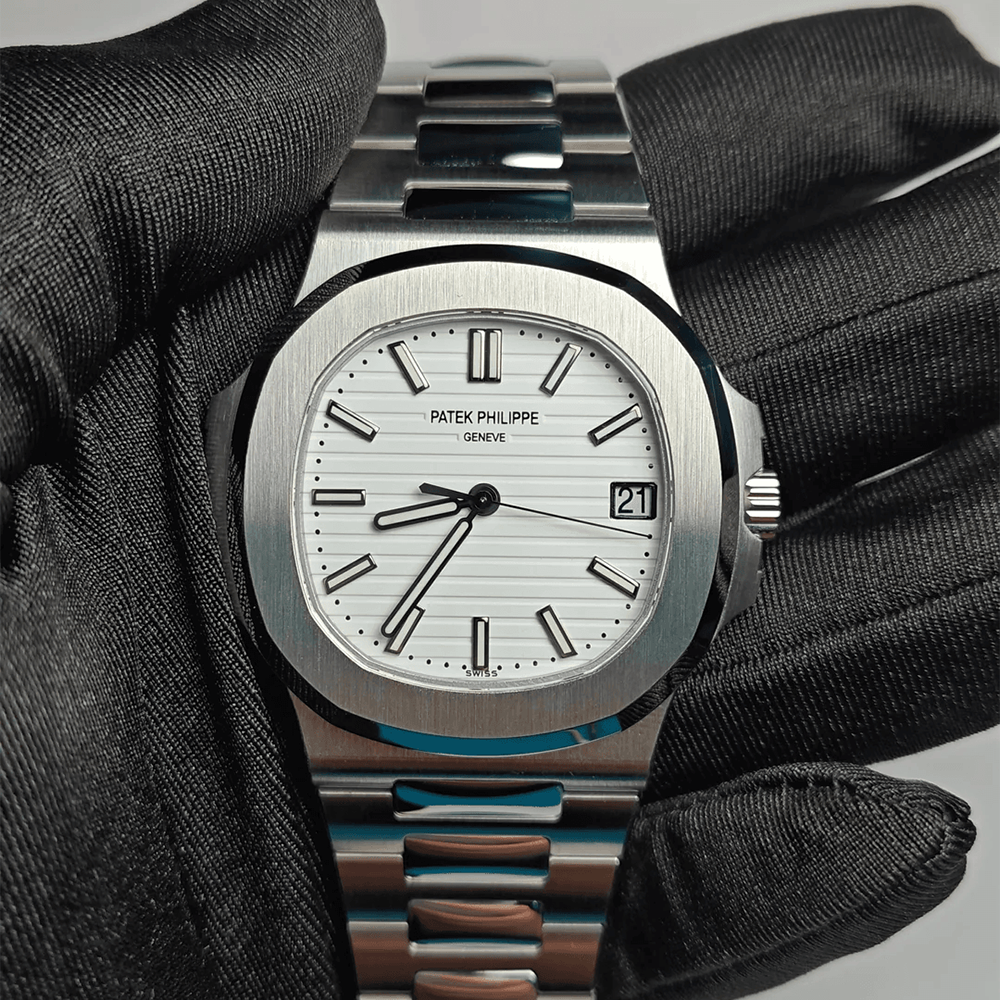 CNC 파텍필립 노틸러스 화이트 다이얼 5711