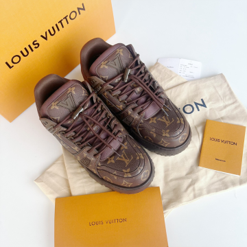 루이비통 LV 트레이너 스니커즈 브라운