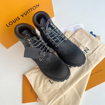 루이비통 LV x Timberland 팀버랜드 하이엔드 앵클 부츠 블랙