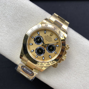BT공장 롤렉스 데이토나 샴폐인 다이얼 옐로우 골드 금통 40mm 116508