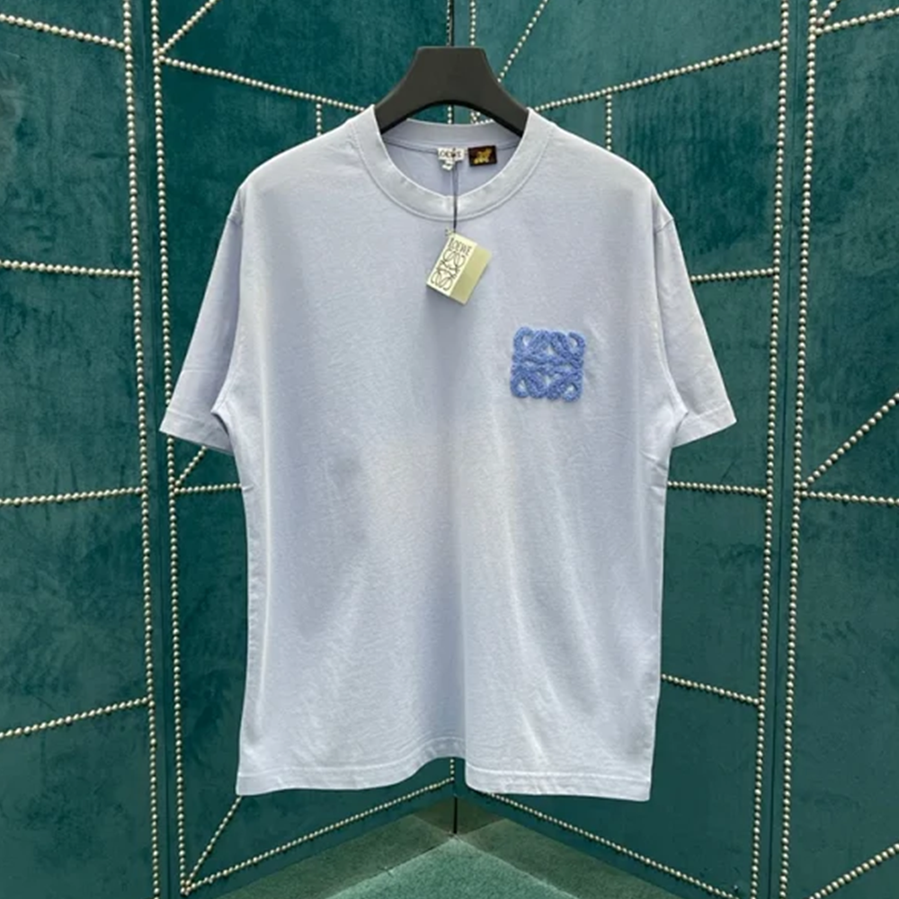 로에베 아나그램 엠보싱 로고 반팔 티셔츠