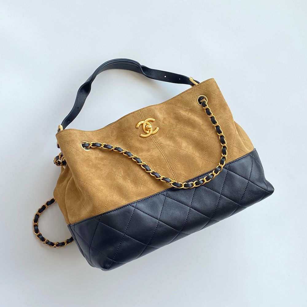 샤넬 항저우 공방 컬렉션 카프스킨 체인 숄더백