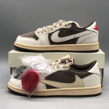 조던 1 x 트래비스 스캇 레트로 로우 OG 리버스 모카