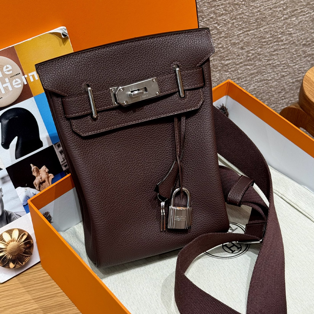 올수공 에르메스 핵아도 Rouge seller 토고 가죽 실버 하드웨어