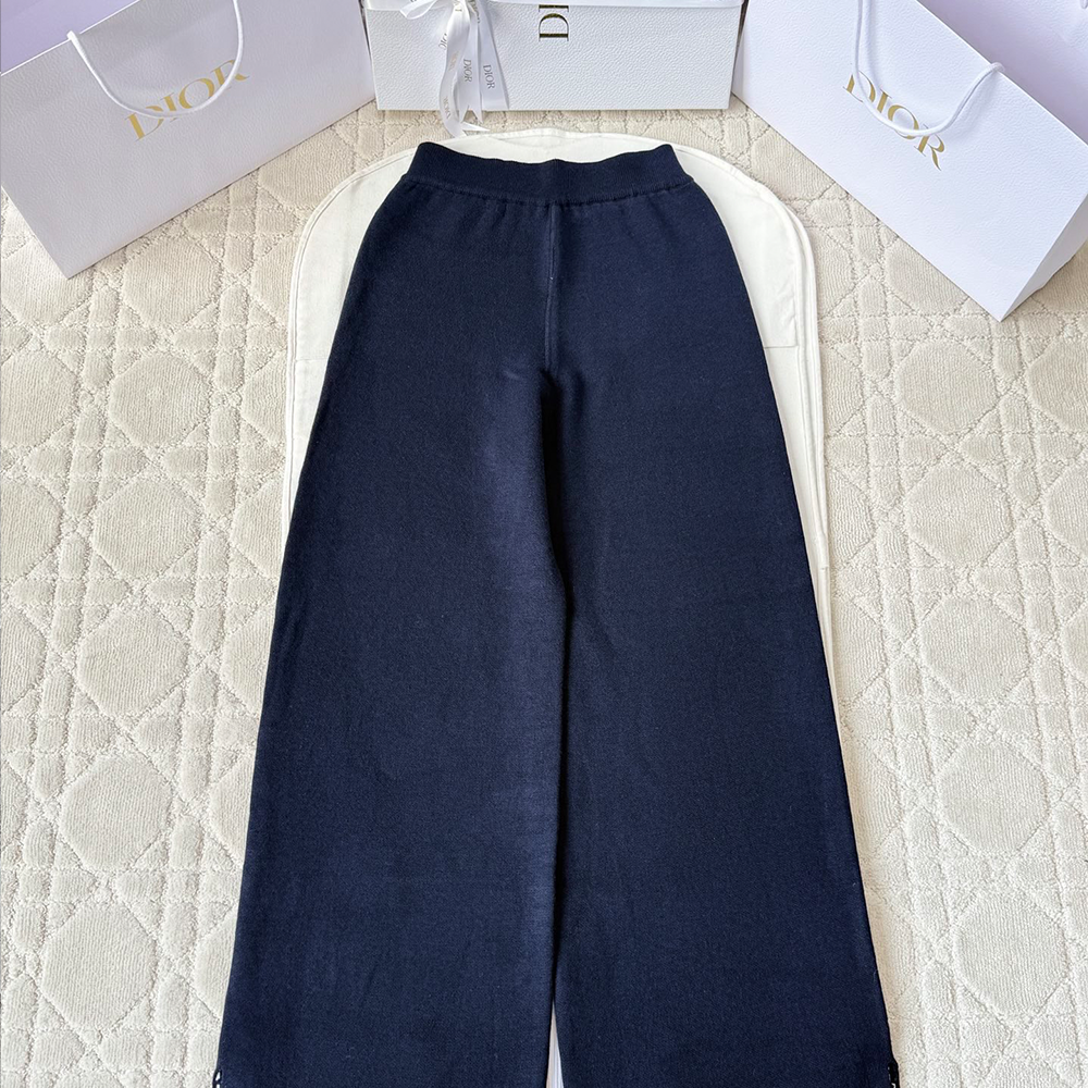 최고퀄 디올 리버서블 네이비 캐시미어 블렌드 팬츠
