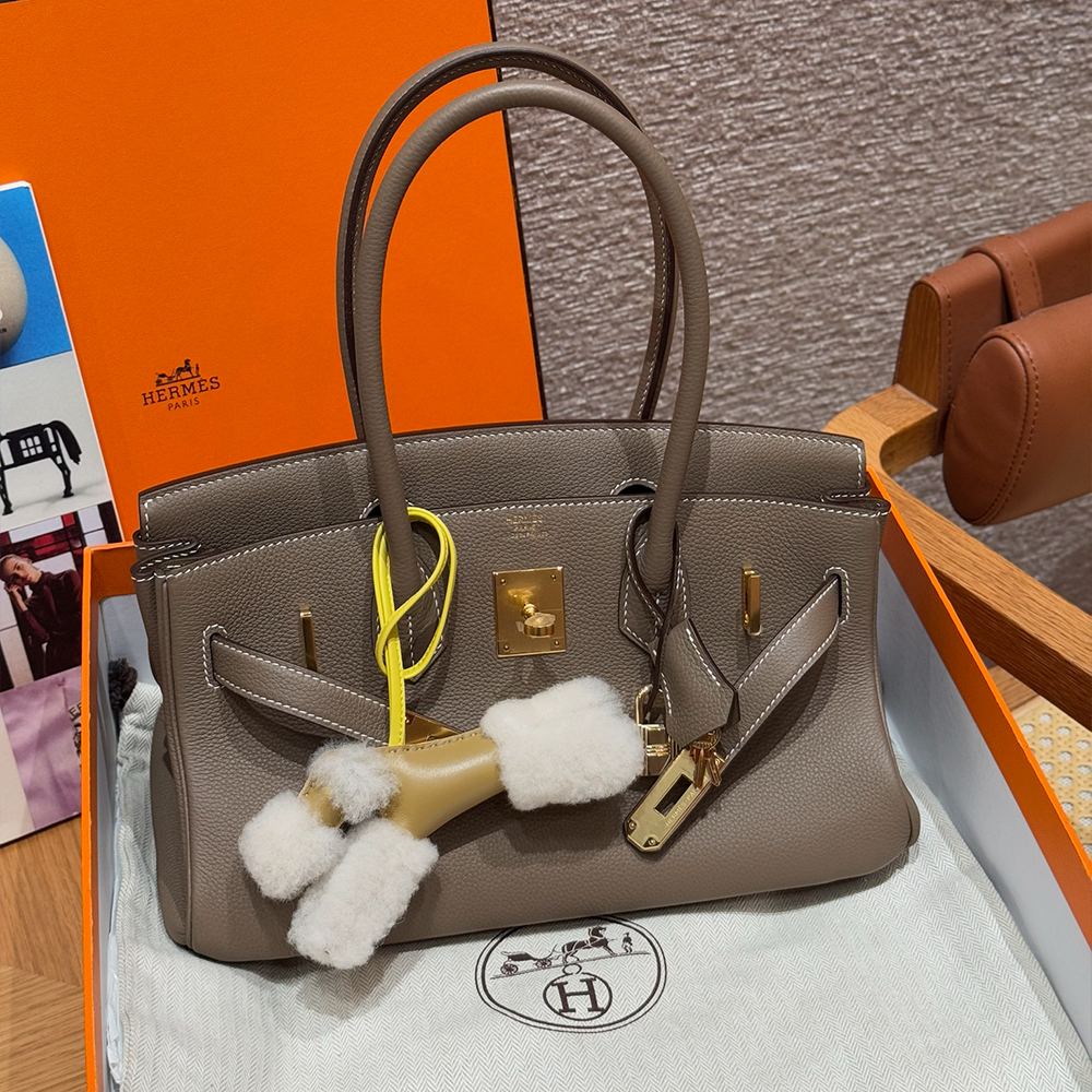 올수공 에르메스 숄더 버킨 백 29 Etoupe 에버컬러 가죽 골드 하드웨어