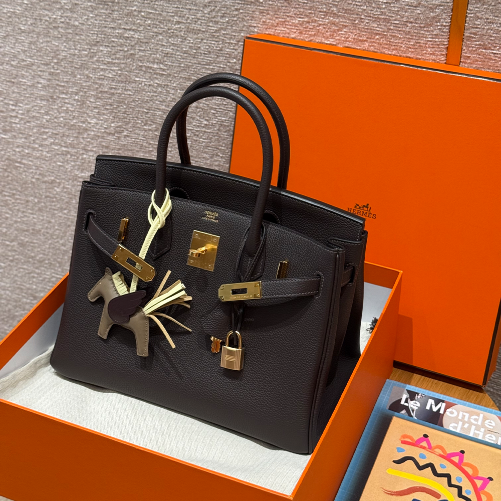 올수공 에르메스 버킨 30 Ebene 토고 가죽 골드 하드웨어